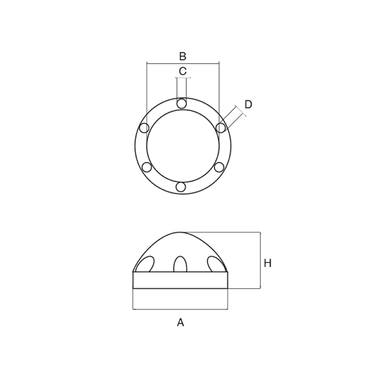 ΑΝΟΔΙΟ MAX PROP 6F Φ61MM