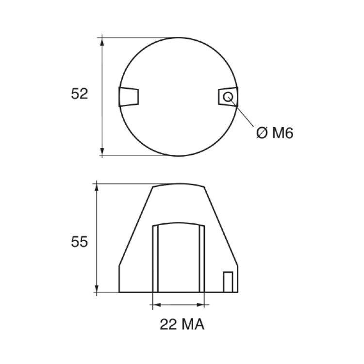 ΑΝΟΔΙΟ SIDE POWER Φ52MM