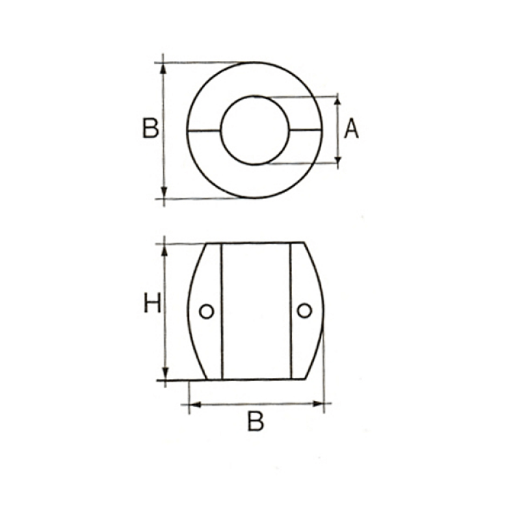 ΑΝΟΔΙΟ ΑΞΟΝΑ Φ50 Χ (Η)100MM ΔΙΑΙΡOYMENΟ