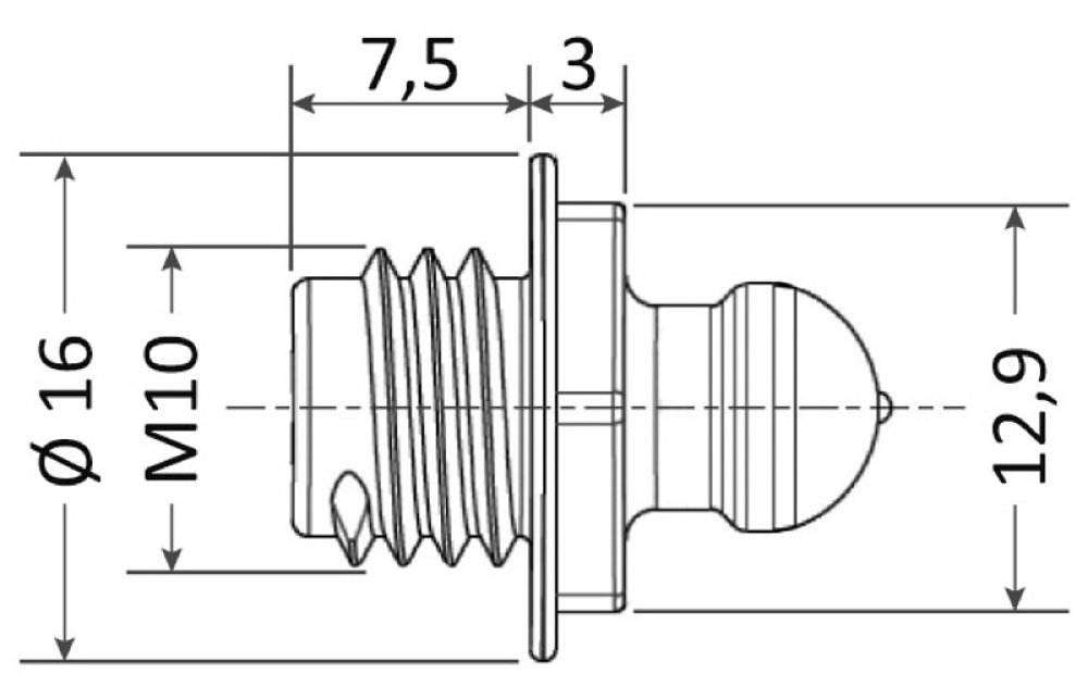 ΣΥΣΤΗΜΑ ΣΤΗΡΙΞΗΣ ΠΛΑΣΤΙΚΟ DELAHOUSSE (BALL PIN)