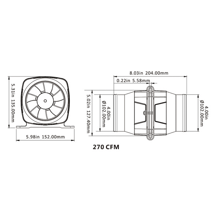ΜΠΛΟΟΥΕΡ 7.645LPM 102MM 24V SEAFLO