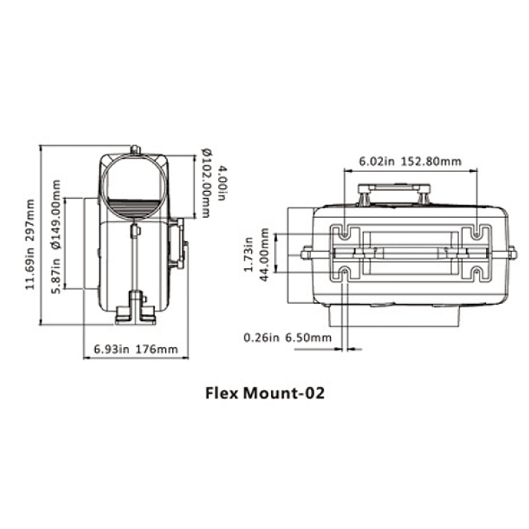ΜΠΛΟΟΥΕΡ 9.060LPM 102MM 24V ΓΩΝΙΑΚΟ SEAFLO