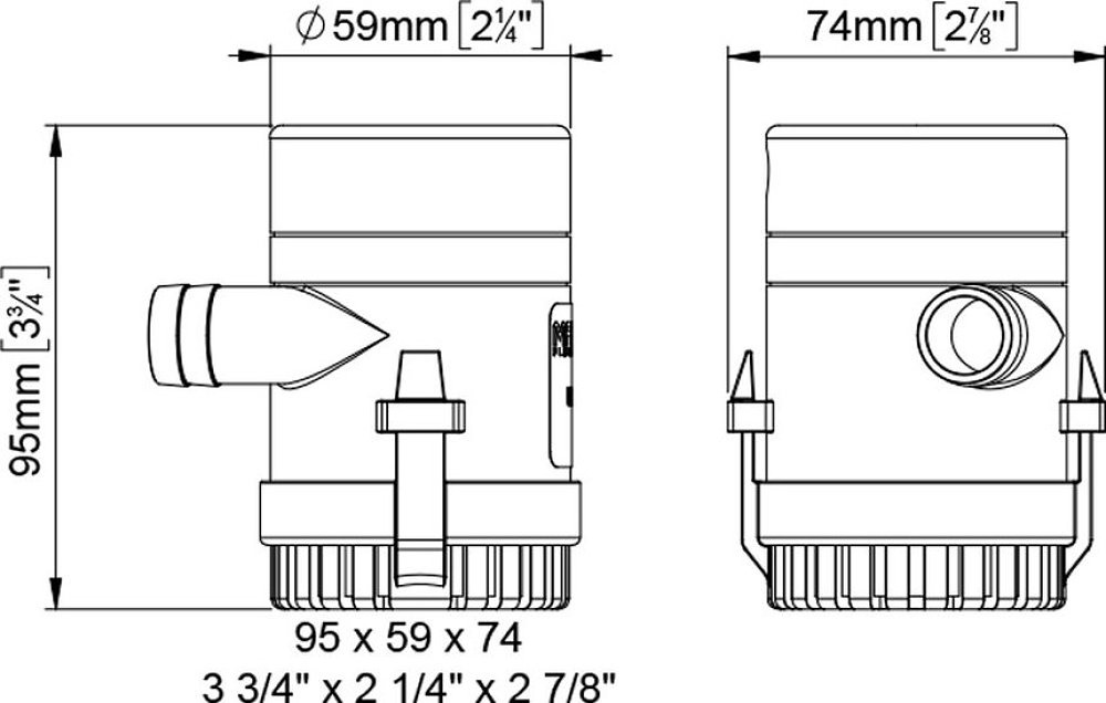 ΑΝΤΛΙΑ ΣΕΝΤΙΝΑΣ 32L/ΜΙΝ 12V UP500 MARCO