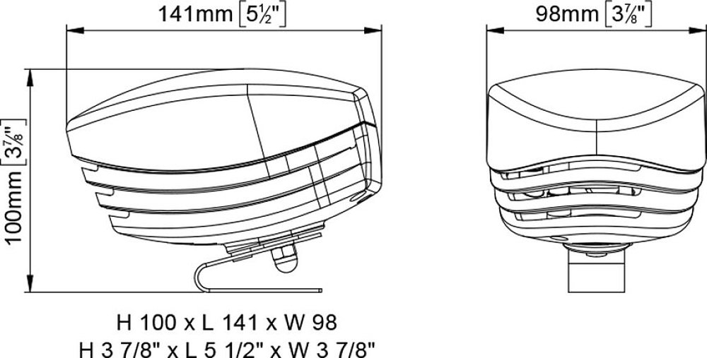 ΚΟΡΝΑ ΠΑΠΑΚΙ 108dB 12V ΛΕΥΚΗ SK1 MARCO