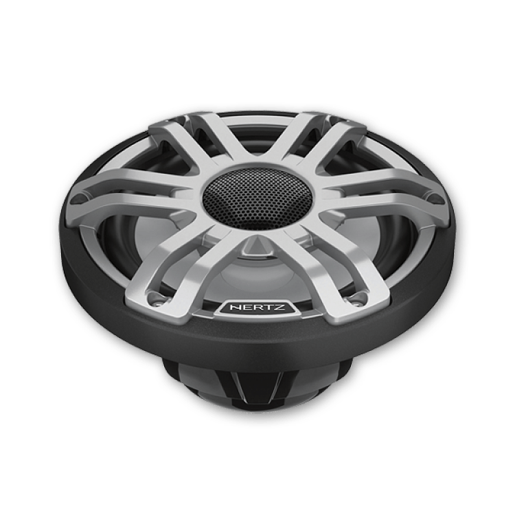 ΗΧΕΙΑ 8'' 200W LED RGB ΜΑΥΡΟ/ΓΚΡΙ HMX8S-LD-G HERTZ MARINE
