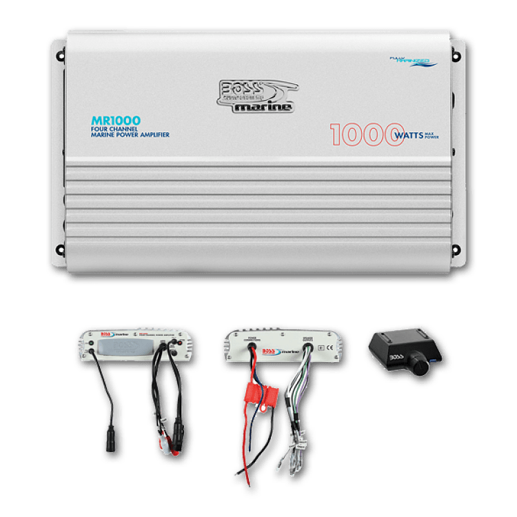 ΕΝΙΣΧΥΤΗΣ 4 ΚΑΝΑΛΙΩΝ 1.000W BOSS MARINE