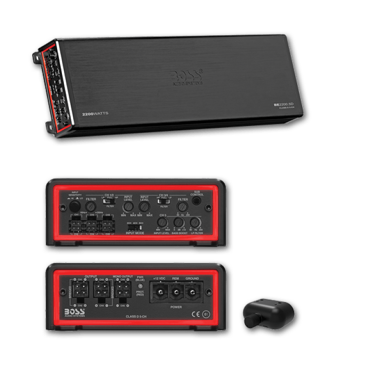 ΕΝΙΣΧΥΤΗΣ 5 ΚΑΝΑΛΙΩΝ 2.200W ELITE BOSS MARINE