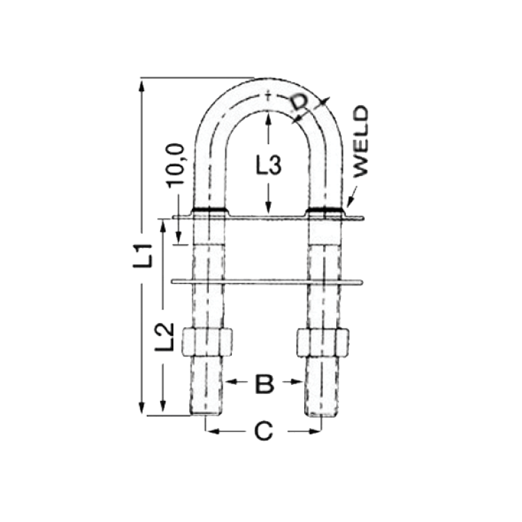 ΜΑΠΑ ΔΙΠΛΗ DELUXE INOX 12,5Χ131MM