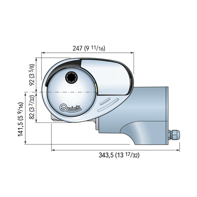 ΕΡΓΑΤΗΣ ΑΓΚΥΡΑΣ PRINCE 1000W 12V 8MM DP3P QUICK