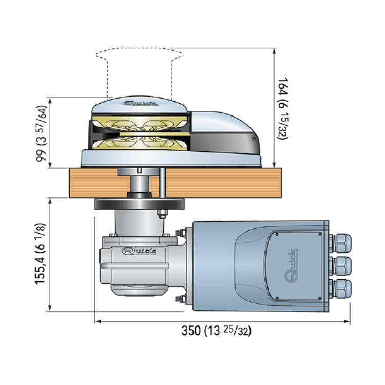 ΕΡΓΑΤΗΣ ΑΓΚΥΡΑΣ PRINCE 1000W 12V 8MM DP3P QUICK