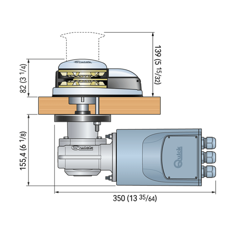 ΕΡΓΑΤΗΣ ΑΓΚΥΡΑΣ PRINCE 1000W 12V 8MM DP2P QUICK