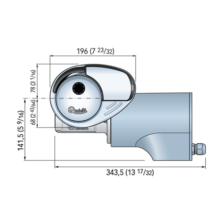ΕΡΓΑΤΗΣ ΑΓΚΥΡΑΣ PRINCE 1000W 12V 8MM DP2P QUICK