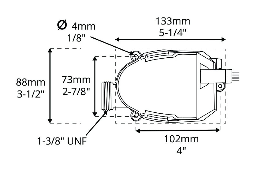 ΑΝΤΛΙΑ ΑΥΤΟΜΑΤΗ SAHARA MK2 500GPH 12V ATTWOOD