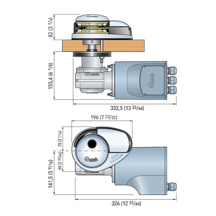 ΕΡΓΑΤΗΣ ΑΓΚΥΡΑΣ PRINCE 700W 12V 8MM CL2 QUICK