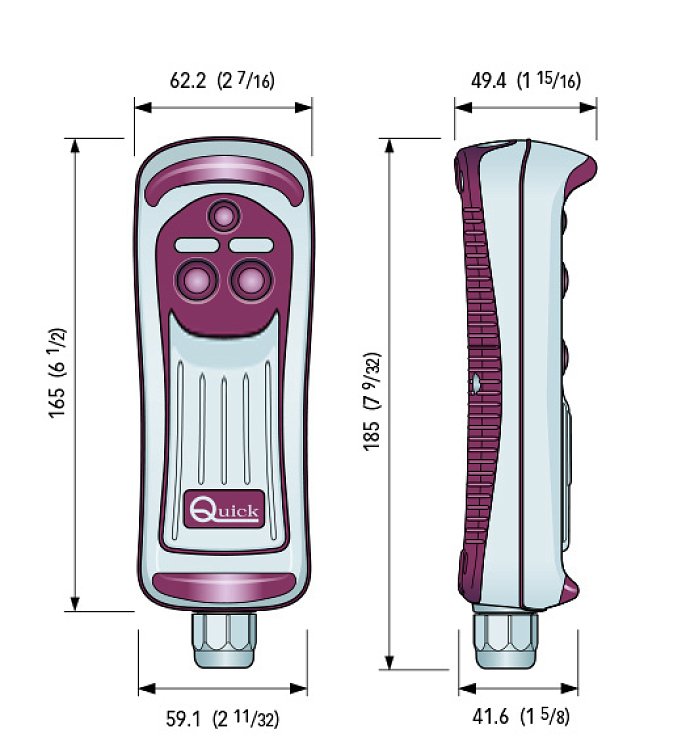 ΧΕΙΡΙΣΤΗΡΙΟ ΕΡΓΑΤΗ ΑΓΚΥΡΑΣ ΕΝΣΥΡΜΑΤΟ 12/24V HRC1002 QUICK