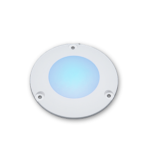 ΠΛΑΦΟΝΙΕΡΑ 24 LED (ΛΕΥΚΑ / ΜΠΛΕ) 106.7MM ΧΩΝΕΥΤΗ ΛΕΥΚΗ ΠΛΑΣΤΙΚΗ