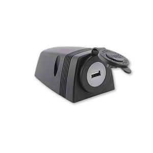 ΠΡΙΖΑ USB 12/24V 2,1A ΕΞΩΤΕΡΙΚΗ ΜΑΥΡΗ