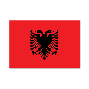 ΣΗΜΑΙΑ 24Χ40CM ΑΛΒΑΝΙΑΣ