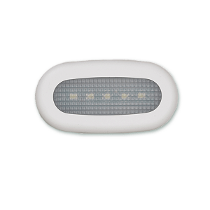 ΠΛΑΦΟΝΙΕΡΑ 5 LED 72,1X37,1MM ΛΕΥΚΗ ΠΛΑΣΤΙΚΗ  ΛΕΥΚΟ ΦΩΣ.