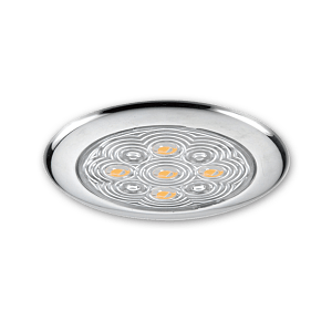 ΠΛΑΦΟΝΙΕΡΑ 5 LED 94ΜΜ 84LM INOX
