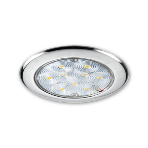 ΠΛΑΦΟΝΙΕΡΑ 9 LED 132ΜΜ ΛΕΥΚΟ INOX