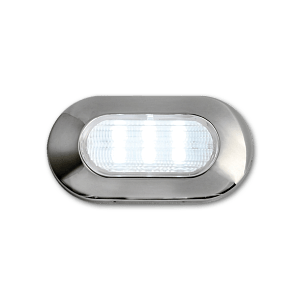 ΠΛΑΦΟΝΙΕΡΑ 6 LED 72,5Χ38ΜΜ ΧΩΝΕΥΤΗ INOX