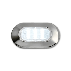 ΠΛΑΦΟΝΙΕΡΑ 6 LED ΜΠΛΕ 72,5Χ38ΜΜ ΧΩΝΕΥΤΗ INOX................