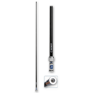 ΚΕΡΑΙΑ VHF 1,5Μ 3dB ΜΑΥΡΗ FIBERGLASS QuickFit QUICK 2