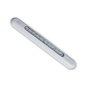 ΠΛΑΦΟΝΙΕΡΑ 10 LED ΓΙΑ ΡΕΛΙ 320X40MM  ΛΕΥΚΗ ΠΛΑΣΤΙΚΗ