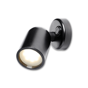 ΦΩΤΙΣΤΙΚΟ 16 LED 12/24V ΤΟΙΧΟΥ ΜΑΥΡΟ ΠΛΑΣΤΙΚΟ ΜΕ ΔΙΑΚΟΠΤΗ