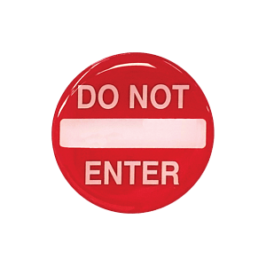ΑΥΤΟΚΟΛΛΗΤΟ ΑΠΑΓΟΡΕΥΣΗ DO NOT ENTER