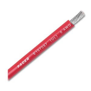 ΚΑΛΩΔΙΟ  8AWG 8,0MM USA ΚΟΚΚΙΝΟ