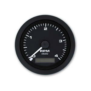 ΣΤΡΟΦΟΜΕΤΡΟ 4000 RPM DIESEL & ΩΡΟΜΕΤΡΟ ΜΑΥΡΟ VEETHREE