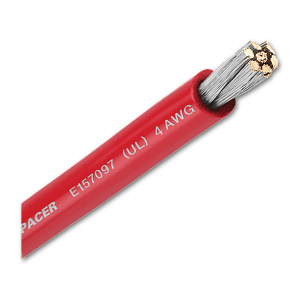 ΚΑΛΩΔΙΟ 4AWG 21MM USA ΚΟΚΚΙΝΟ