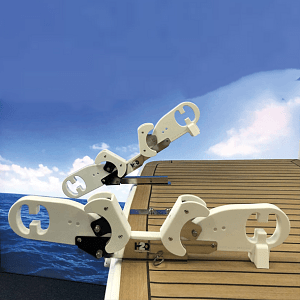 PIVOTING CHOCKS ΓΙΑ ΣΤΗΡΙΞΗ ΑΠΕΥΘΕΙΑΣ ΣΤΗΝ ΠΛΑΤΦΟΡΜΑ ΛΕΥΚΟ