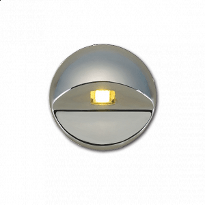 ΠΛΑΦΟΝΙΕΡΑ 1 LED ΛΕΥΚΟ 38MM 12/24V ΧΩΝΕΥΤΗ ΙΝΟΧ
