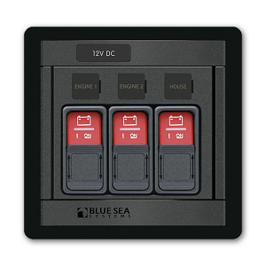 ΠΙΝΑΚΑΣ 12/24V 360 CTRL M-M-M SOL/RBS 3 ΘΕΣΕΙΣ  BLUE SEA