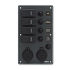 ΠΙΝΑΚΑΣ 4 ΔΙΑΚΟΠΤΩΝ C7, USB & ΑΝΑΠΤΗΡΑ ΑΛΟΥΜΙΝΙΟΥ ΑΔΙΑΒΡΟΧΟΣ 12/24V