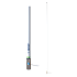 ΚΕΡΑΙΑ VHF HIGH PERFORMANCE 2,4M 6dB ΛΕΥΚΗ FIBERGLASS KS-43