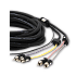 ΚΑΛΩΔΙΩΣΗ 4 ΚΑΝΑΛΙΩΝ 5,5Μ ΒΤ4 550.2 RCA HERTZ MARINE