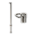 SKI-POLE 120CM 40X2MM ΙΝΟΧ